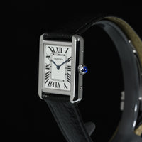 CARTIER | TANK SOLO Steel, Quartz, Small Ref. W1018255 Cartier box and papers, 2017