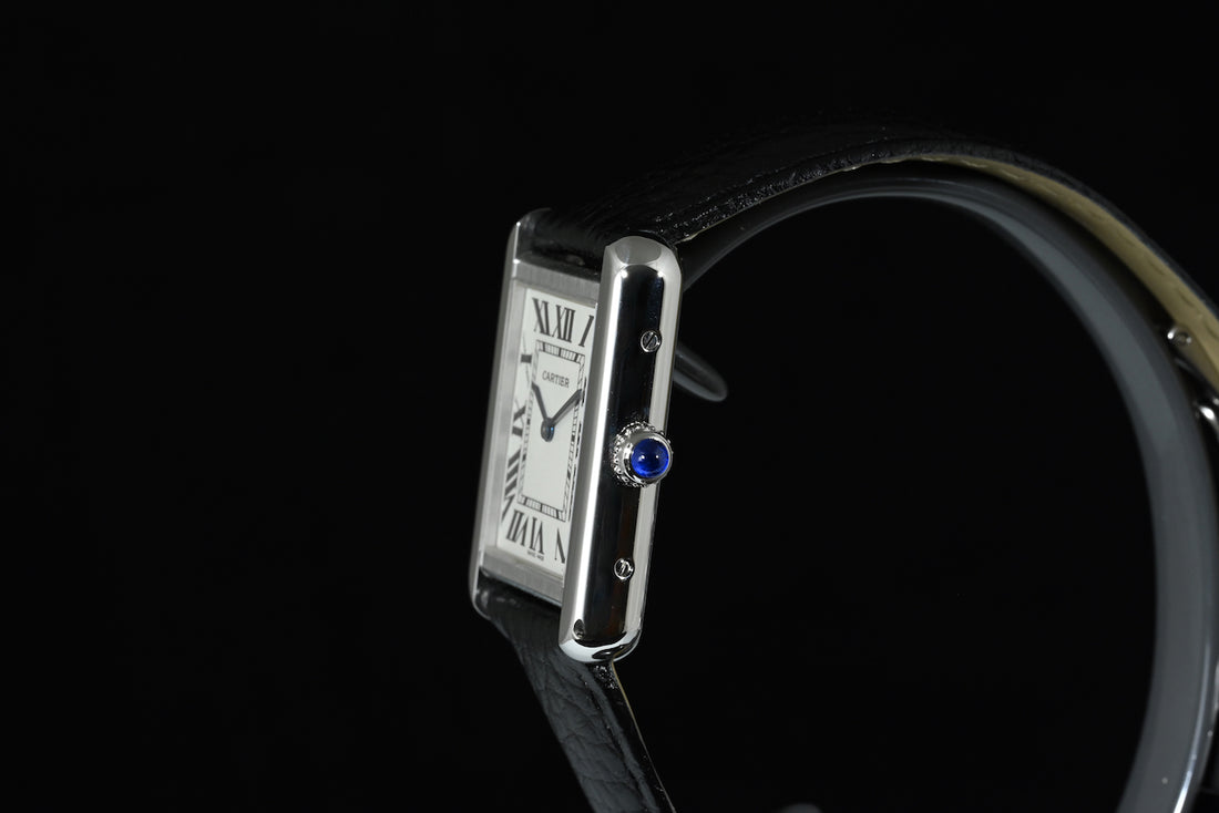 CARTIER | TANK SOLO Steel, Quartz, Small Ref. W1018255 Cartier box and papers, 2017