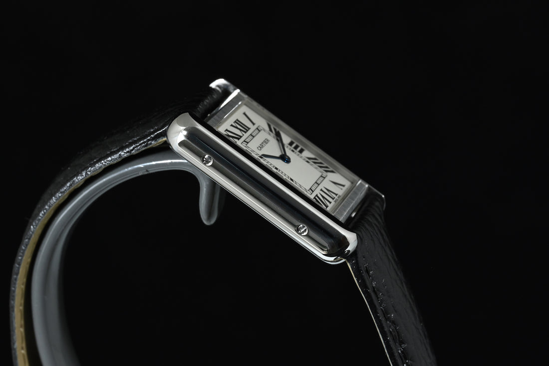 CARTIER | TANK SOLO Steel, Quartz, Small Ref. W1018255 Cartier box and papers, 2017