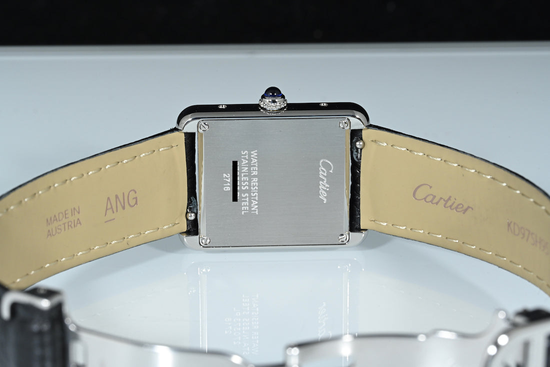 CARTIER | TANK SOLO Steel, Quartz, Small Ref. W1018255 Cartier box and papers, 2017