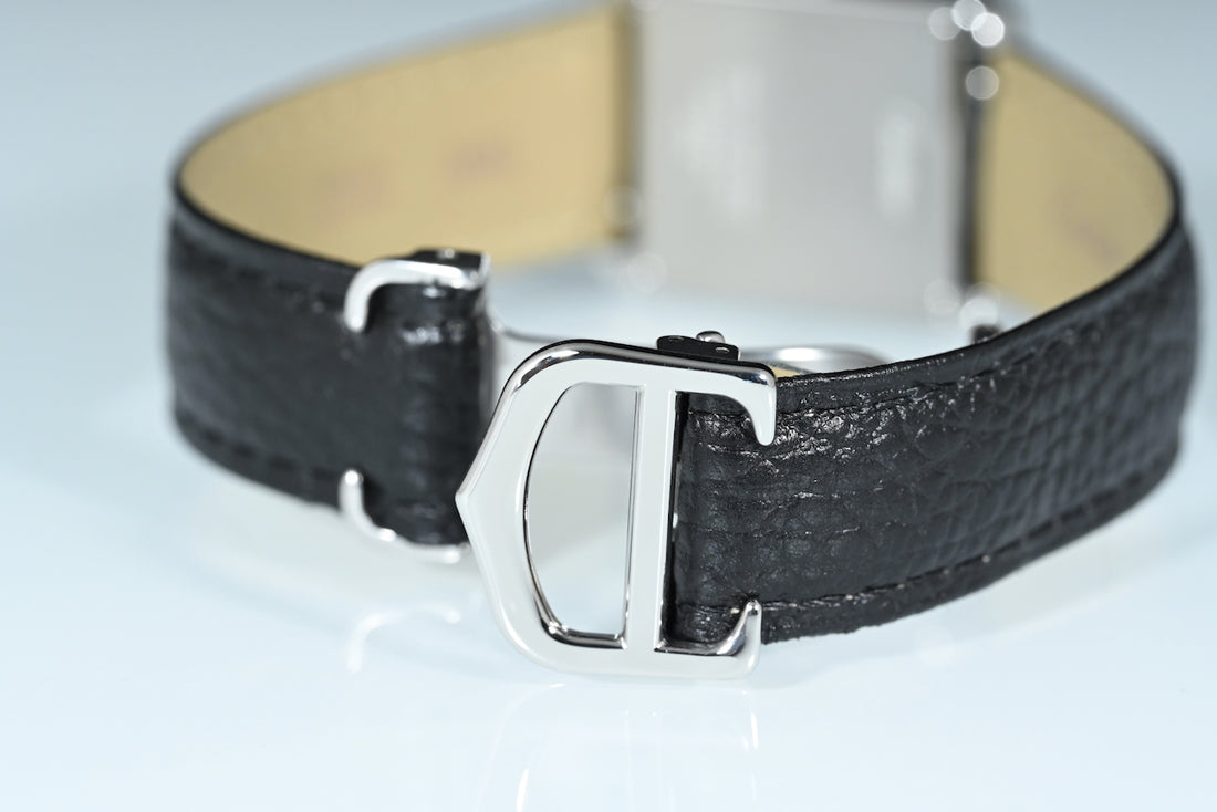 CARTIER | TANK SOLO Steel, Quartz, Small Ref. W1018255 Cartier box and papers, 2017