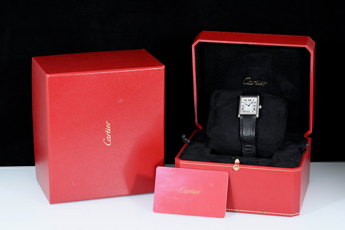 CARTIER | TANK MUST Steel, Quartz, Large model, Ref. WSTA0059 Cartier Box and Papers, 2022