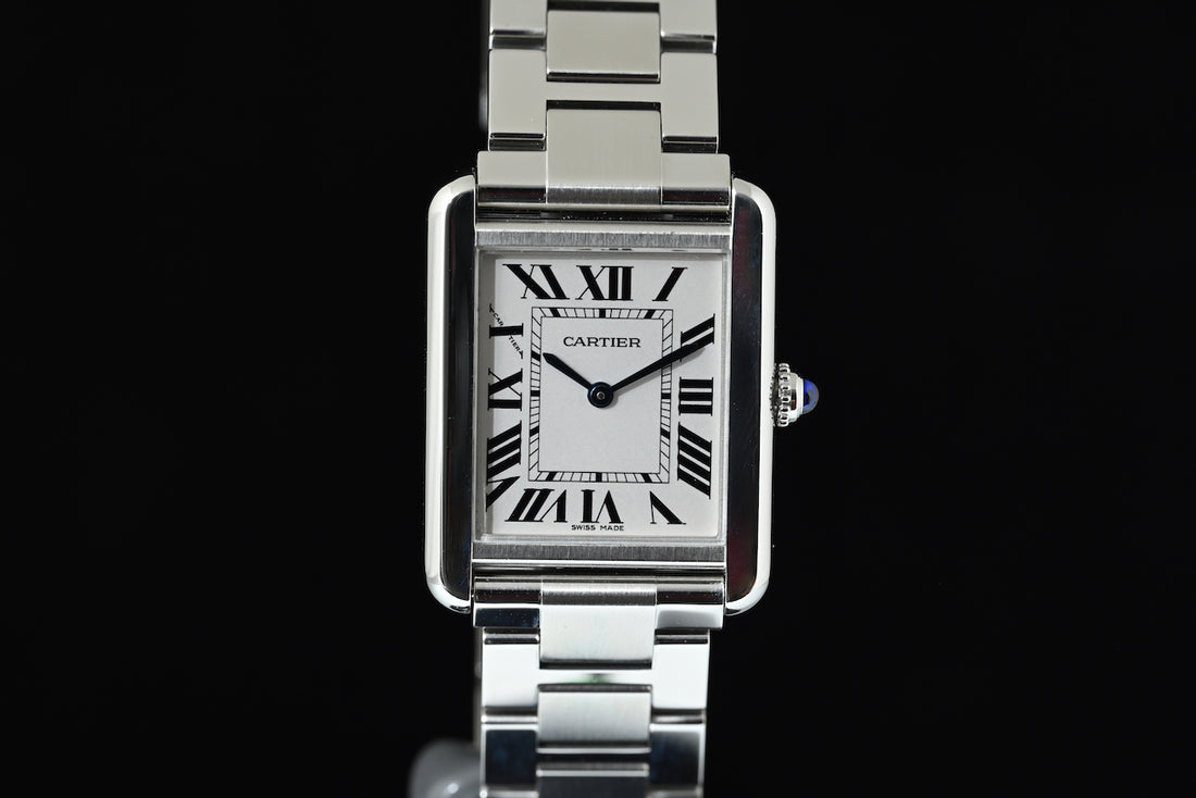 CARTIER | TANK SOLO Steel, Quartz Ref. W5200013 Cartier box and papers, 2016