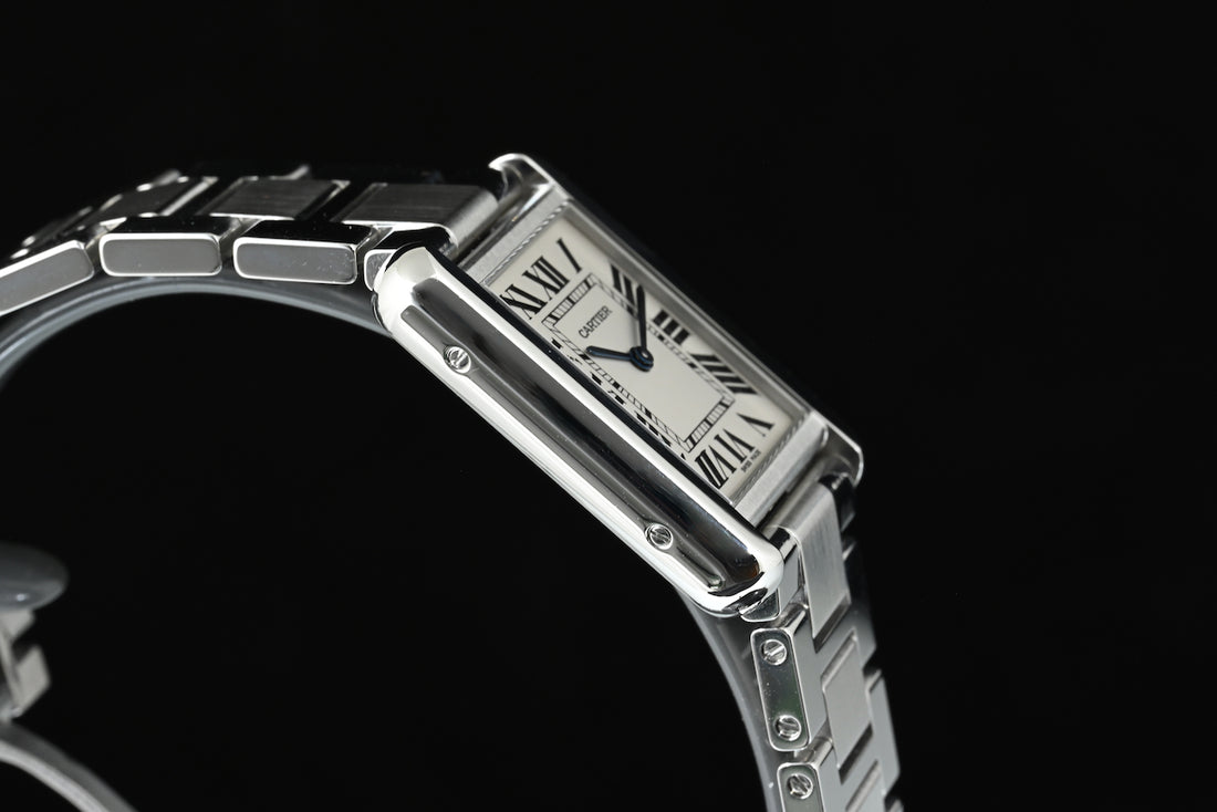 CARTIER | TANK SOLO Steel, Quartz Ref. W5200013 Cartier box and papers, 2016
