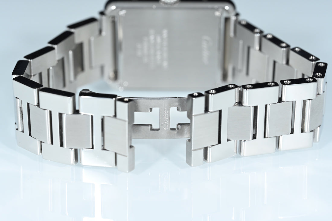 CARTIER | TANK SOLO Steel, Quartz Ref. W5200013 Cartier box and papers, 2016