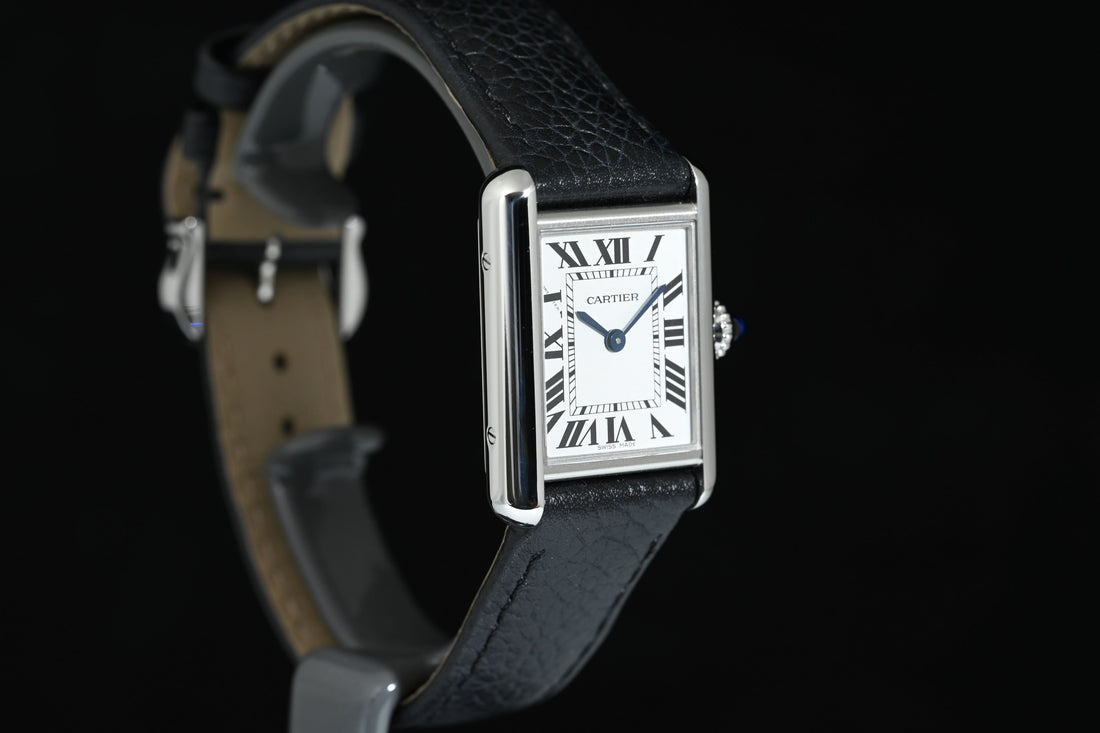CARTIER | Orologio TANK SOLO Ref. WSTA0042 Garanzia Cartier, 2022, Acciaio, Quarzo