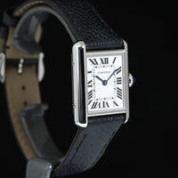 CARTIER | Orologio TANK SOLO Ref. WSTA0042 Garanzia Cartier, 2022, Acciaio, Quarzo