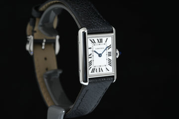 CARTIER | Orologio TANK SOLO Ref. WSTA0042 Garanzia Cartier, 2022, Acciaio, Quarzo