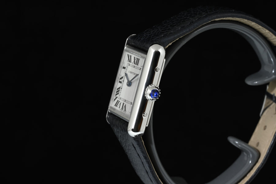 CARTIER | Orologio TANK SOLO Ref. WSTA0042 Garanzia Cartier, 2022, Acciaio, Quarzo