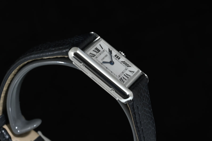 CARTIER | Orologio TANK SOLO Ref. WSTA0042 Garanzia Cartier, 2022, Acciaio, Quarzo