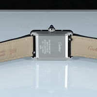 CARTIER | Orologio TANK SOLO Ref. WSTA0042 Garanzia Cartier, 2022, Acciaio, Quarzo