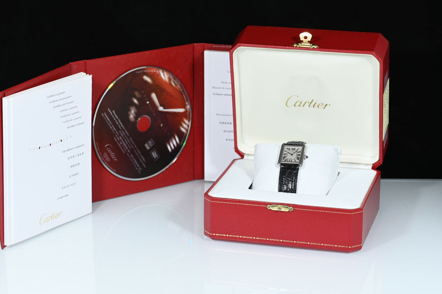 CARTIER | TANK SOLO Steel, Quartz Ref. W5200005 Cartier Box and Papers, 2010