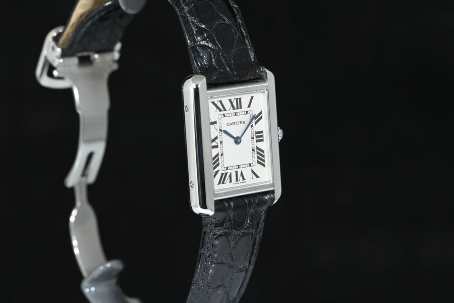 CARTIER | TANK SOLO Steel, Quartz Ref. W5200005 Cartier Box and Papers, 2010
