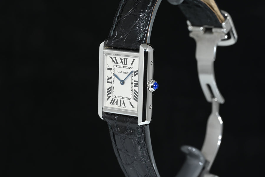 CARTIER | TANK SOLO Steel, Quartz Ref. W5200005 Cartier Box and Papers, 2010