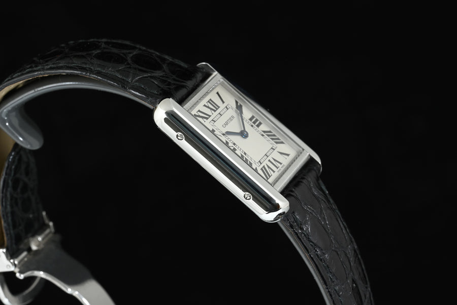 CARTIER | TANK SOLO Steel, Quartz Ref. W5200005 Cartier Box and Papers, 2010