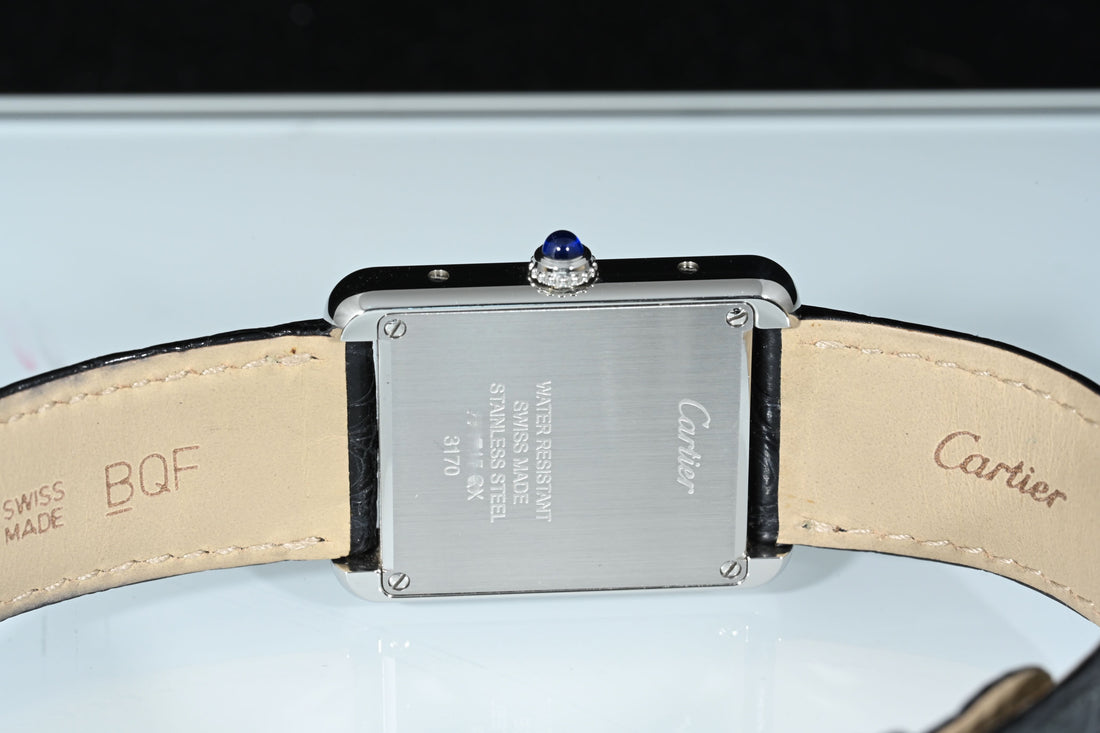 CARTIER | TANK SOLO Steel, Quartz Ref. W5200005 Cartier Box and Papers, 2010