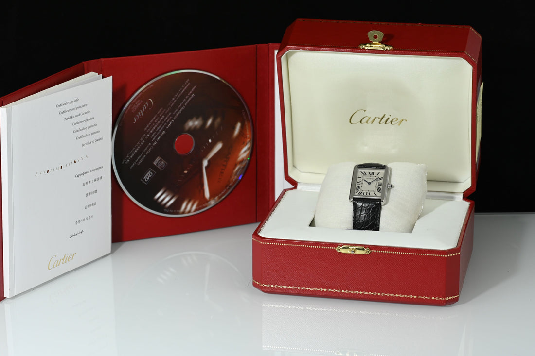 CARTIER | TANK SOLO Steel, Quartz Ref. W5200003 Cartier Box and Papers, 2010