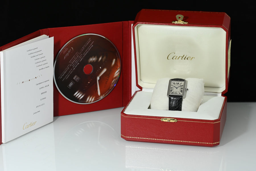 CARTIER | TANK SOLO Steel, Quartz Ref. W5200003 Cartier Box and Papers, 2010
