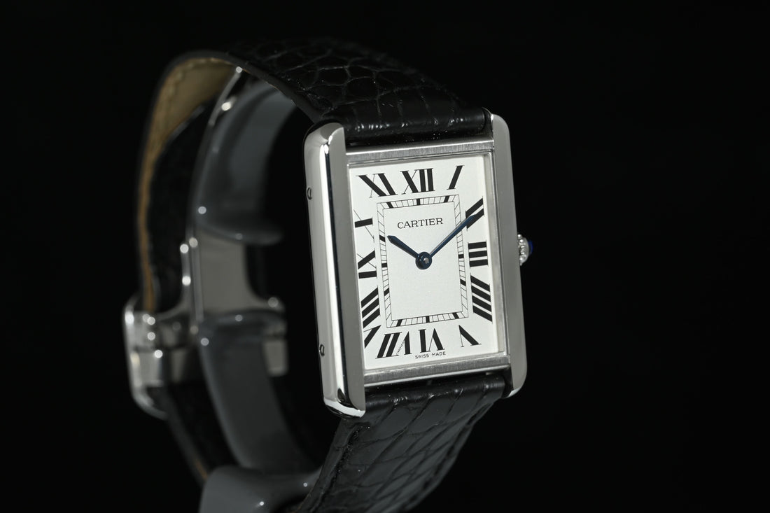 CARTIER | TANK SOLO Steel, Quartz Ref. W5200003 Cartier Box and Papers, 2010