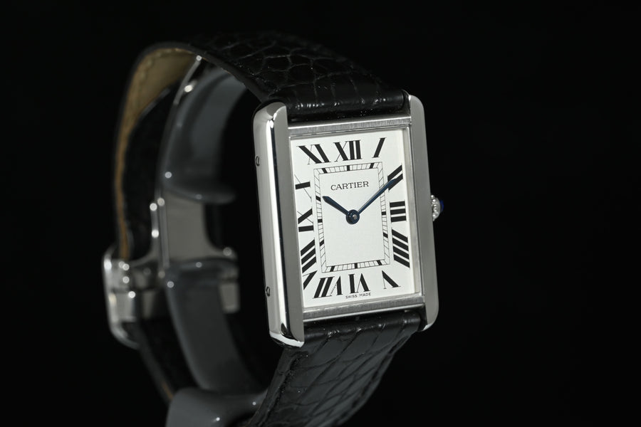 CARTIER | TANK SOLO Steel, Quartz Ref. W5200003 Cartier Box and Papers, 2010