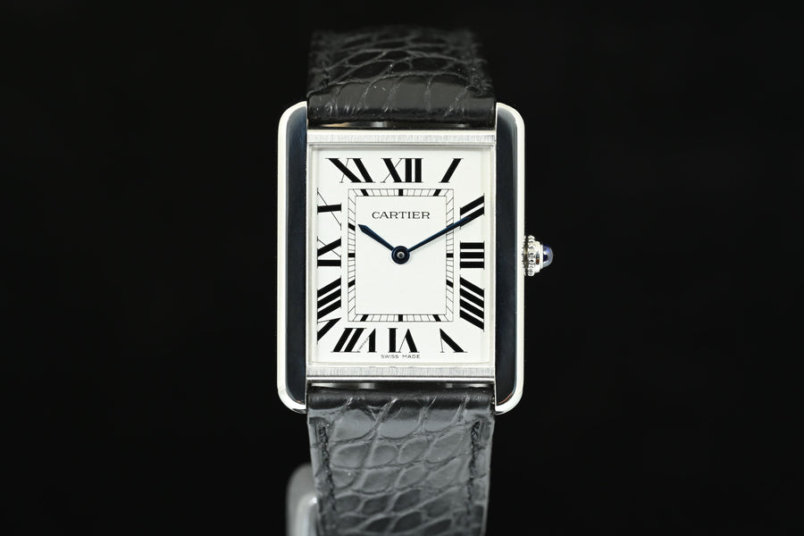 CARTIER | TANK SOLO Steel, Quartz Ref. W5200003 Cartier Box and Papers, 2010