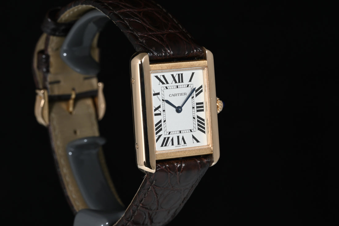 CARTIER | TANK SOLO small,  18K Rose Gold, Quartz Ref. W5200024 Cartier Box and papers, 2016