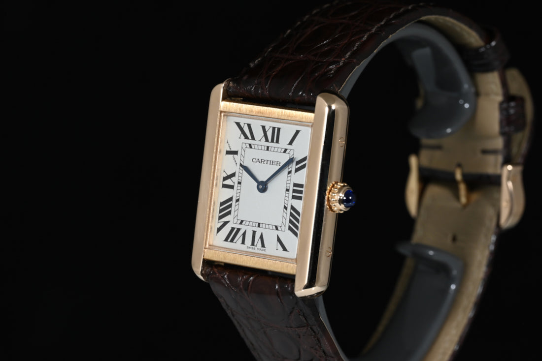 CARTIER | TANK SOLO small,  18K Rose Gold, Quartz Ref. W5200024 Cartier Box and papers, 2016