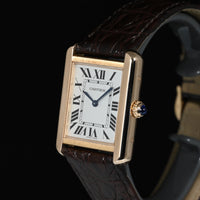 CARTIER | TANK SOLO small,  18K Rose Gold, Quartz Ref. W5200024 Cartier Box and papers, 2016