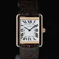 CARTIER | TANK SOLO small,  18K Rose Gold, Quartz Ref. W5200024 Cartier Box and papers, 2016