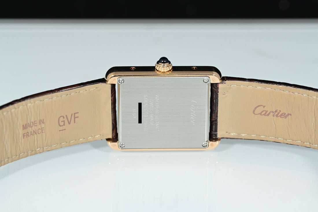 CARTIER | TANK SOLO small,  18K Rose Gold, Quartz Ref. W5200024 Cartier Box and papers, 2016