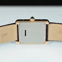 CARTIER | TANK SOLO small,  18K Rose Gold, Quartz Ref. W5200024 Cartier Box and papers, 2016