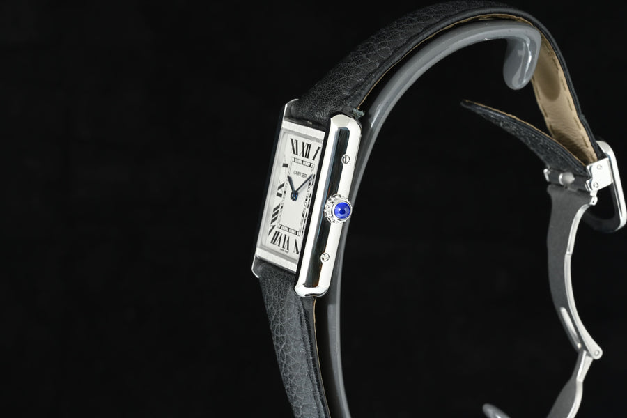 CARTIER | TANK SOLO Watch Ref. WSTA0030 Cartier Warranty, 2018, Steel, Quartz