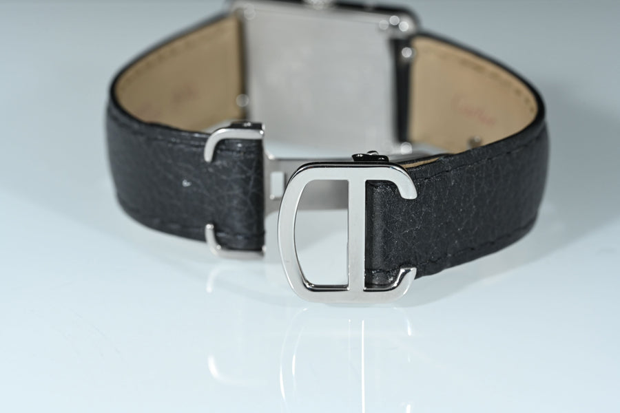 CARTIER | TANK SOLO Watch Ref. WSTA0030 Cartier Warranty, 2018, Steel, Quartz