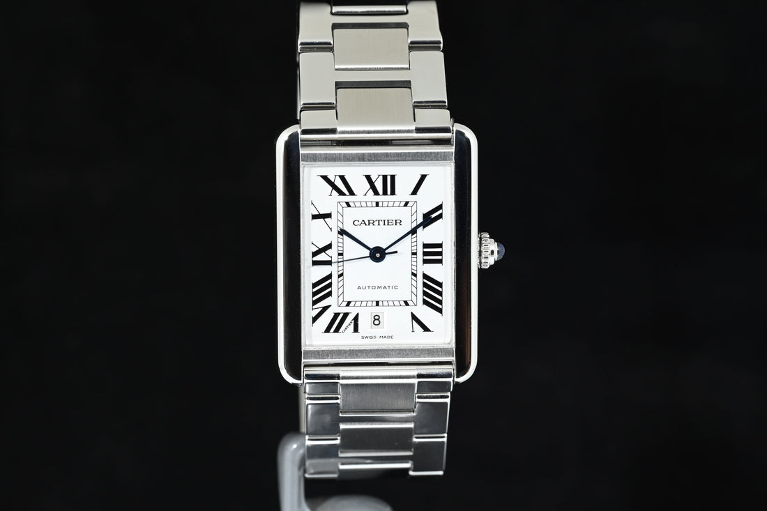CARTIER | TANK SOLO XL Steel, Automatic Ref. W5200028 Cartier Warranty, 2017
