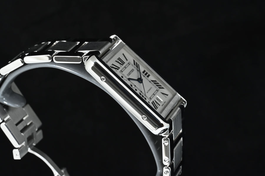 CARTIER | TANK SOLO XL Steel, Automatic Ref. W5200028 Cartier Warranty, 2017