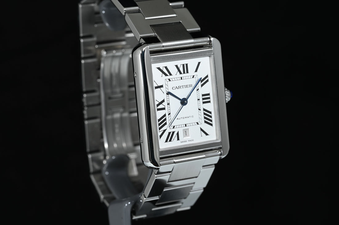 CARTIER | TANK SOLO XL Steel, Automatic Ref. W5200028 Cartier Warranty, 2013