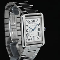 CARTIER | TANK SOLO XL Steel, Automatic Ref. W5200028 Cartier Warranty, 2018