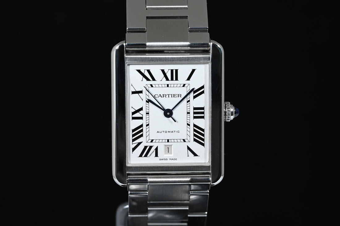 CARTIER | TANK SOLO XL Steel, Automatic Ref. W5200028 Cartier Warranty, 2013