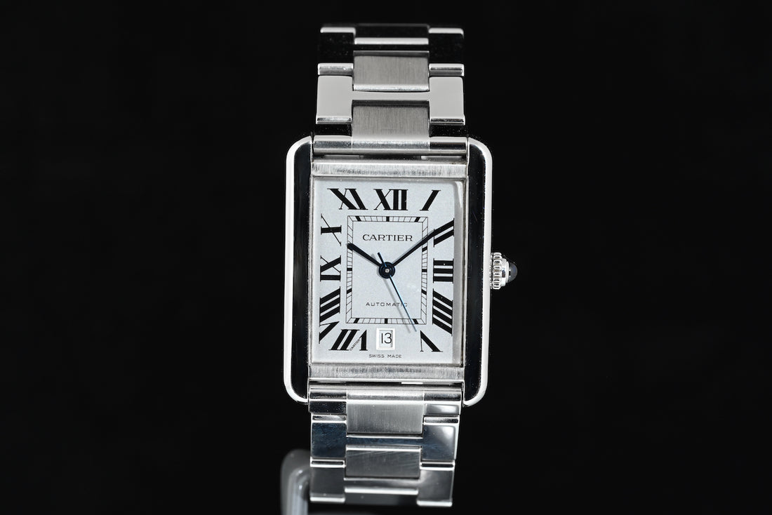 CARTIER | TANK SOLO XL Steel, Automatic Ref. W5200028 Cartier Warranty, 2018