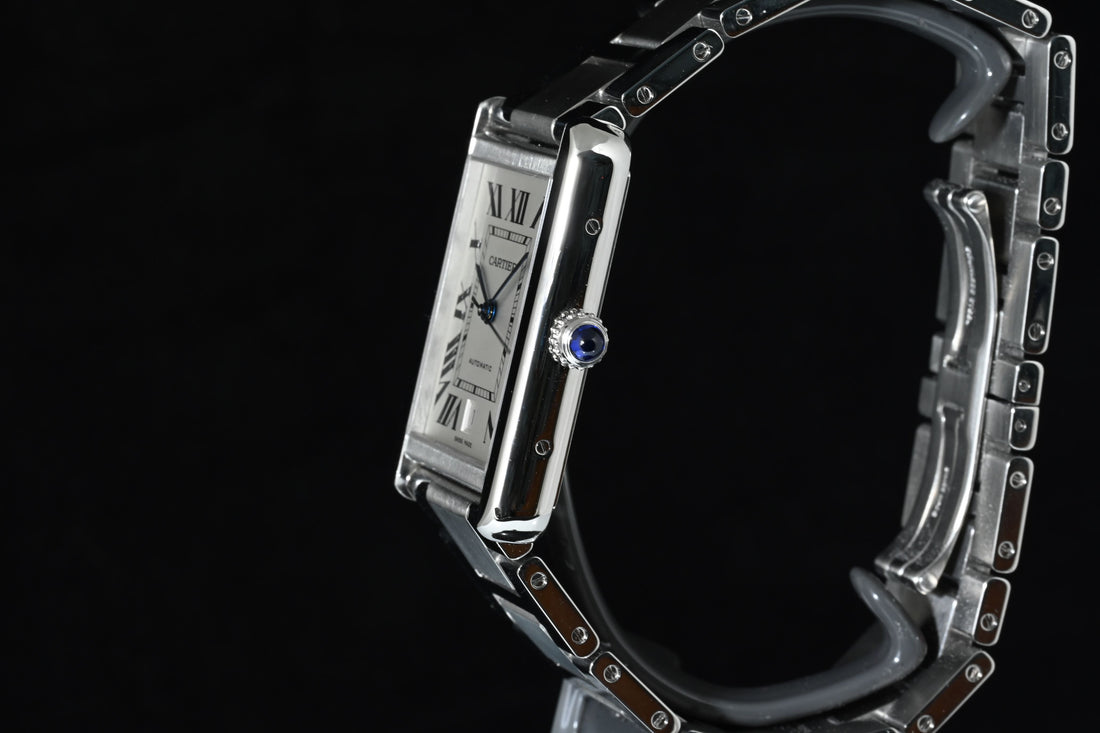 CARTIER | TANK SOLO XL Steel, Automatic Ref. W5200028 Cartier Warranty, 2013