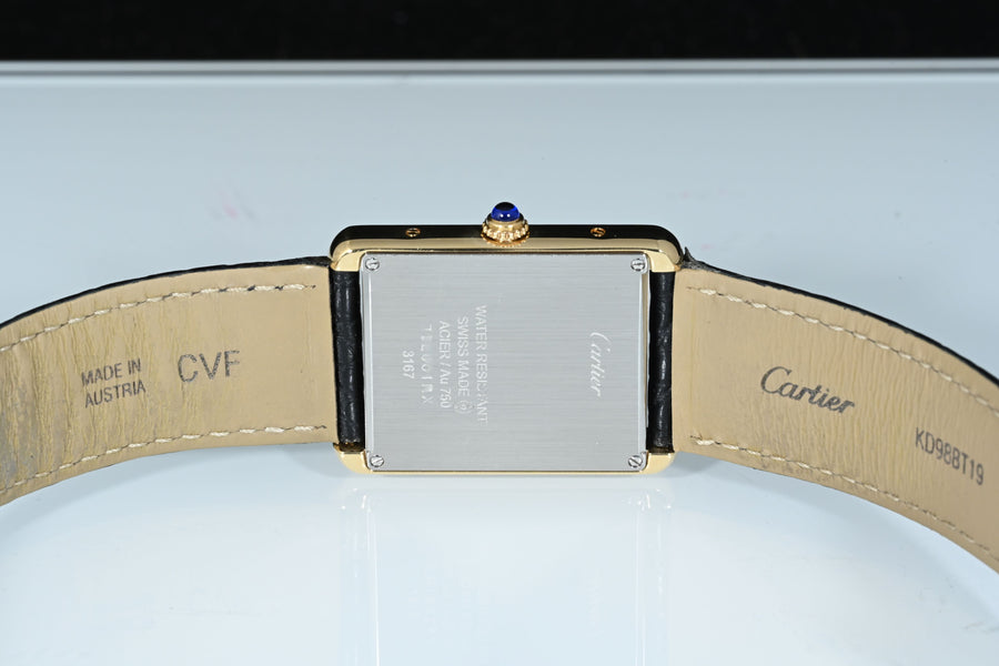 CARTIER | TANK SOLO Orologio in oro giallo 18 Kt., Quarzo Ref. W5200004 | 3167