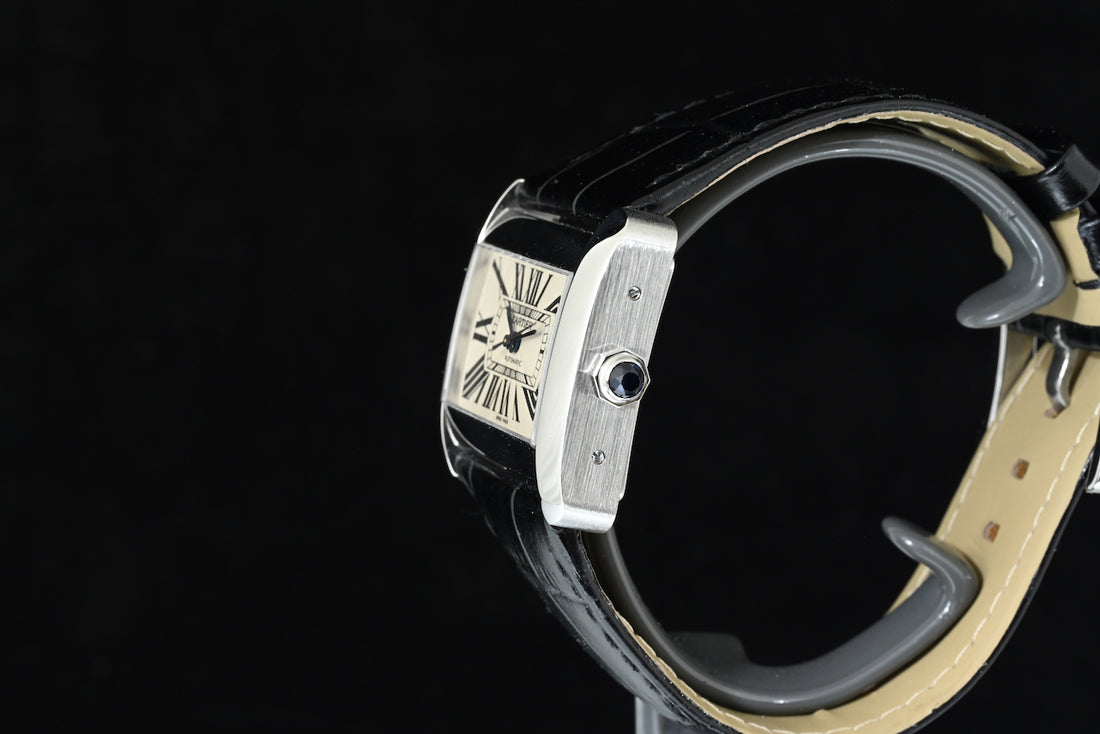 CARTIER | TANK DIVAN Ref. W6300755 Steel, Automatic, Cartier box and papers, 2004