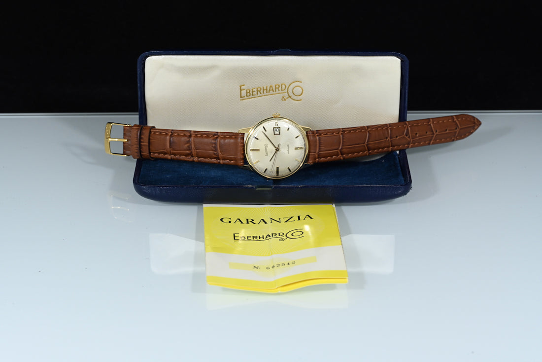 EBERHARD & Co. | Orologio Vintage anni ’60 oro giallo, 35 mm. Carica automatica