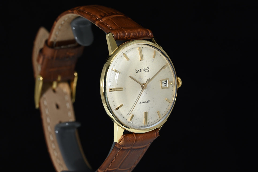 EBERHARD & Co. | Orologio Vintage anni ’60 oro giallo, 35 mm. Carica automatica