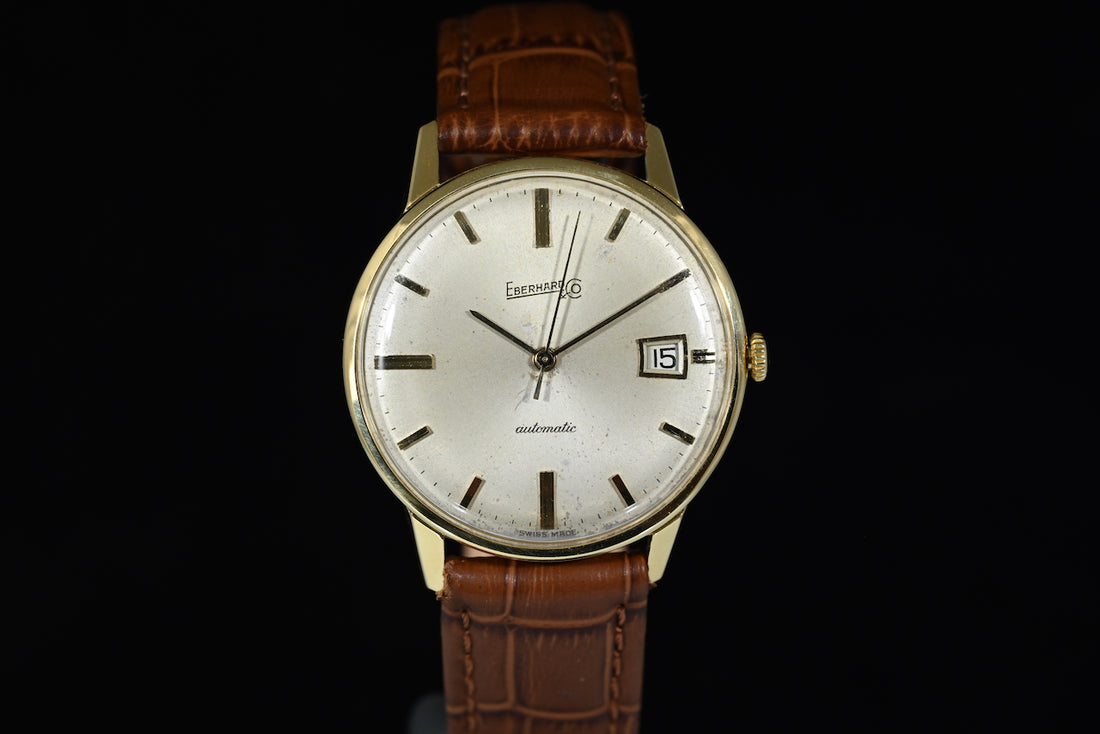 EBERHARD & Co. | Orologio Vintage anni ’60 oro giallo, 35 mm. Carica automatica