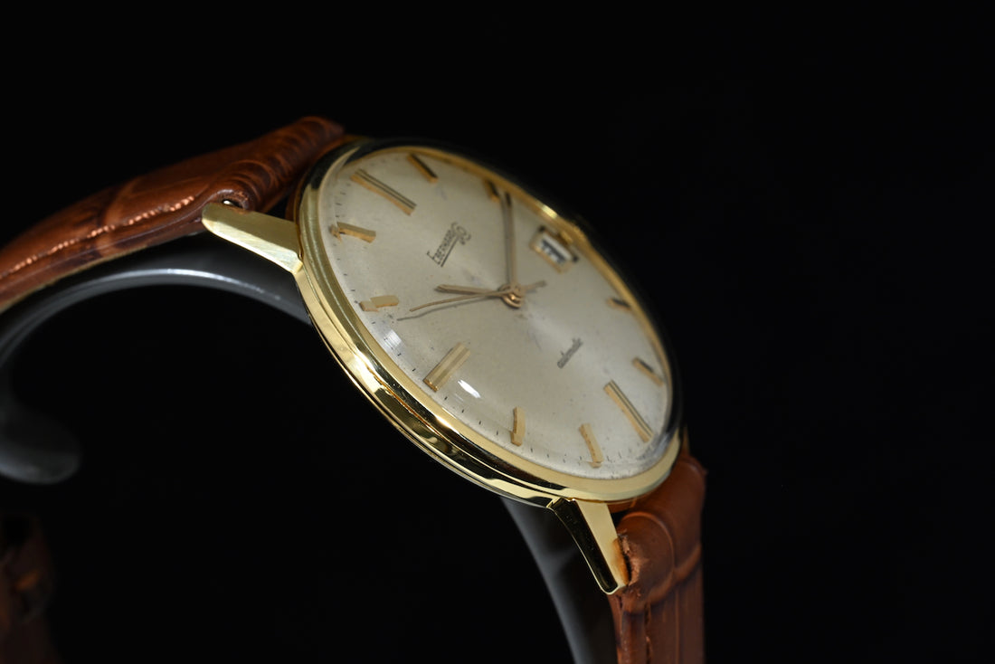 EBERHARD & Co. | Orologio Vintage anni ’60 oro giallo, 35 mm. Carica automatica