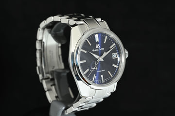 GRAND SEIKO | HERITAGE SPRING DRIVE 40 mm. Steel Power Reserve Ref. SBGA375G Box and Warranty Grand Seiko