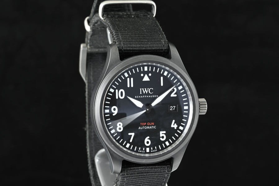IWC | PILOT's watch Automatic TOP GUN Ref. IW326901 Black ceramic, 41 mm. Year 2020