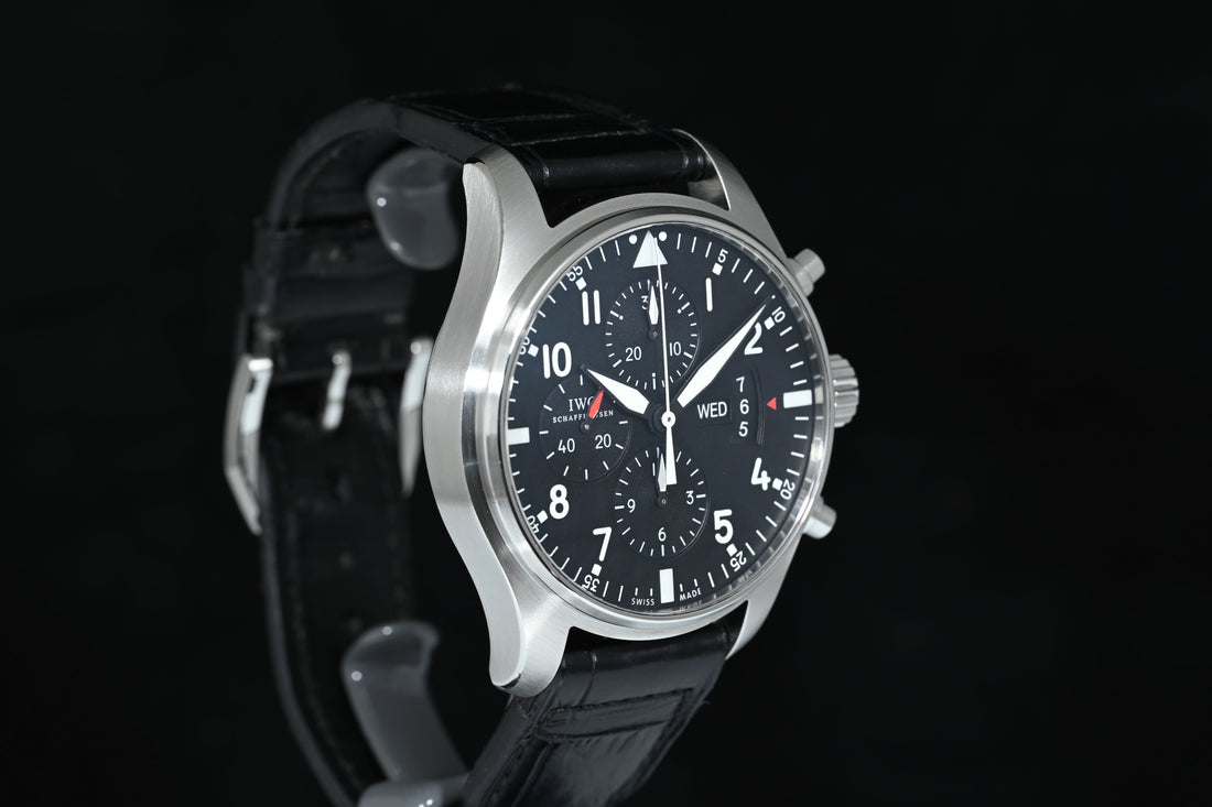 IWC | PILOT’s Chronograph Acciaio, 43 mm. Ref. IW377701 Scatola e Garanzia, IWC 2018