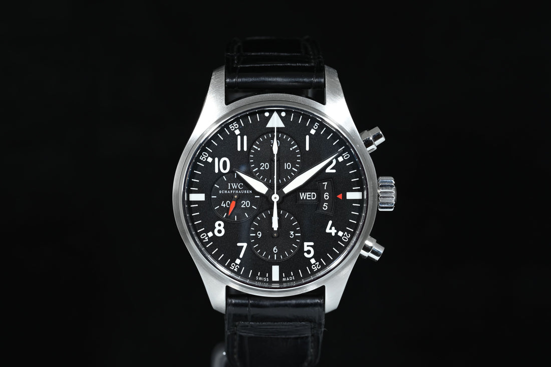 IWC | PILOT’s Chronograph Acciaio, 43 mm. Ref. IW377701 Scatola e Garanzia, IWC 2018